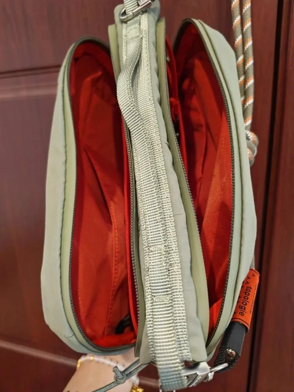Pre-owned Topologie Unisex Water Bottle Crossbody Handbag Shoulder Bag